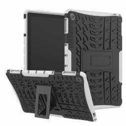 Чехол Hybrid Armor для Huawei MediaPad M5 lite 10 (черный + белый)
