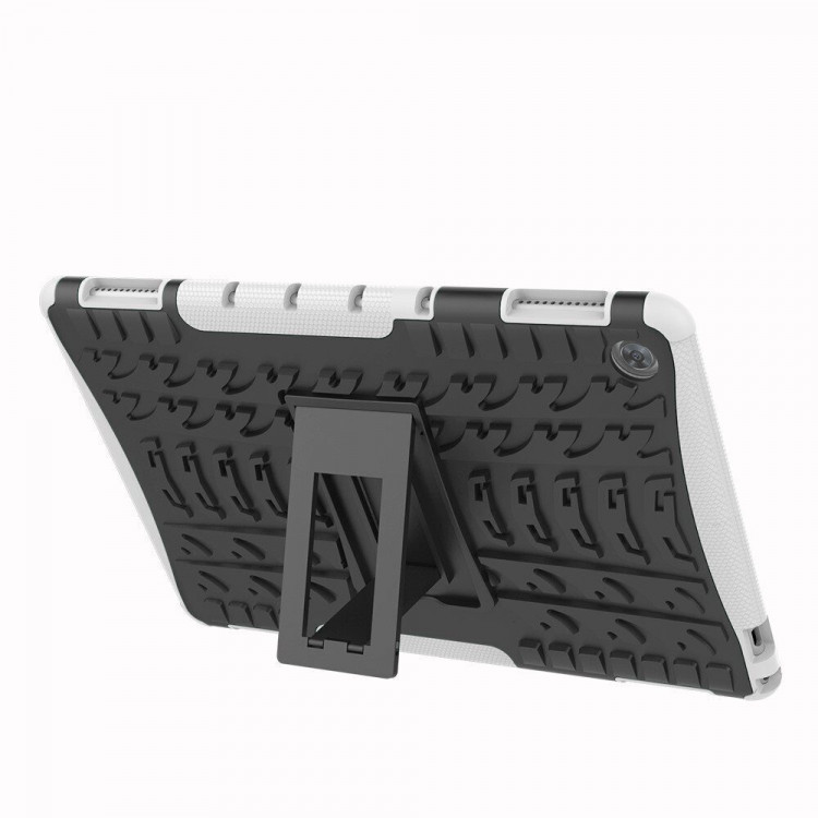 Чехол Hybrid Armor для Huawei MediaPad M5 lite 10 (черный + белый)