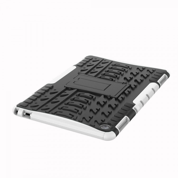 Чехол Hybrid Armor для Huawei MediaPad M5 lite 10 (черный + белый)