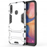 Чехол Duty Armor для Samsung Galaxy A20s (серебряный)