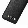 Чехол-накладка Litchi Grain для Huawei Y3 2017 (черный)