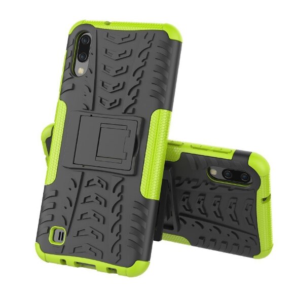 Чехол Hybrid Armor для Samsung Galaxy M10 (черный + зеленый) Чехол Hybrid Armor для Samsung Galaxy M10 (черный + зеленый)