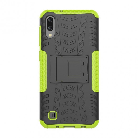 Чехол Hybrid Armor для Samsung Galaxy M10 (черный + зеленый) Чехол Hybrid Armor для Samsung Galaxy M10 (черный + зеленый)