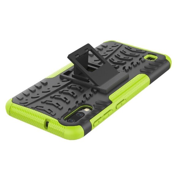 Чехол Hybrid Armor для Samsung Galaxy M10 (черный + зеленый) Чехол Hybrid Armor для Samsung Galaxy M10 (черный + зеленый)