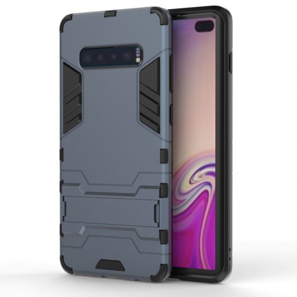 Чехол Duty Armor для Samsung Galaxy S10+ (Plus) (темно-синий) Чехол Duty Armor для Samsung Galaxy S10+ (Plus) (темно-синий)