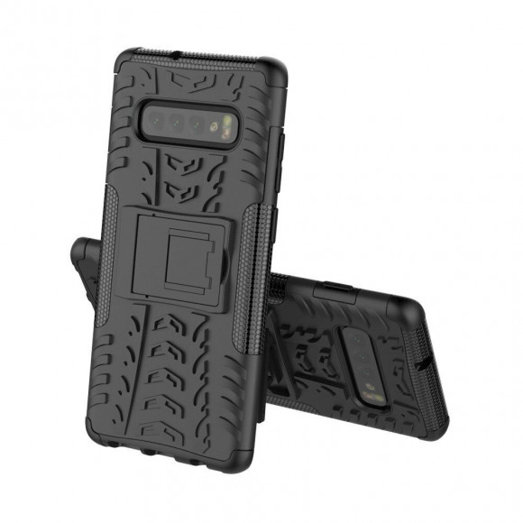 Чехол Hybrid Armor для Samsung Galaxy S10 (черный) Чехол Hybrid Armor для Samsung Galaxy S10 (черный)