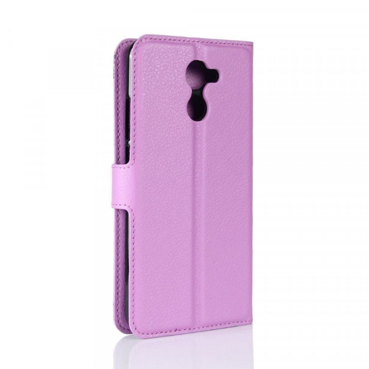 Чехол с визитницей для Huawei Enjoy 7 Plus  (фиолетовый)