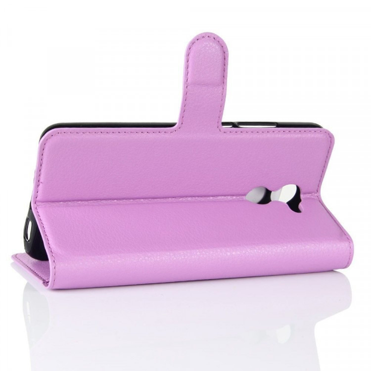 Чехол с визитницей для Huawei Enjoy 7 Plus  (фиолетовый)