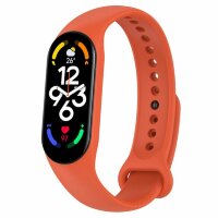 Силиконовый ремешок для Xiaomi Mi Band 7 (оранжевый)