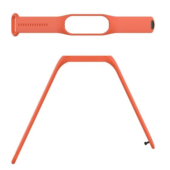 Силиконовый ремешок для Xiaomi Mi Band 7 (оранжевый)