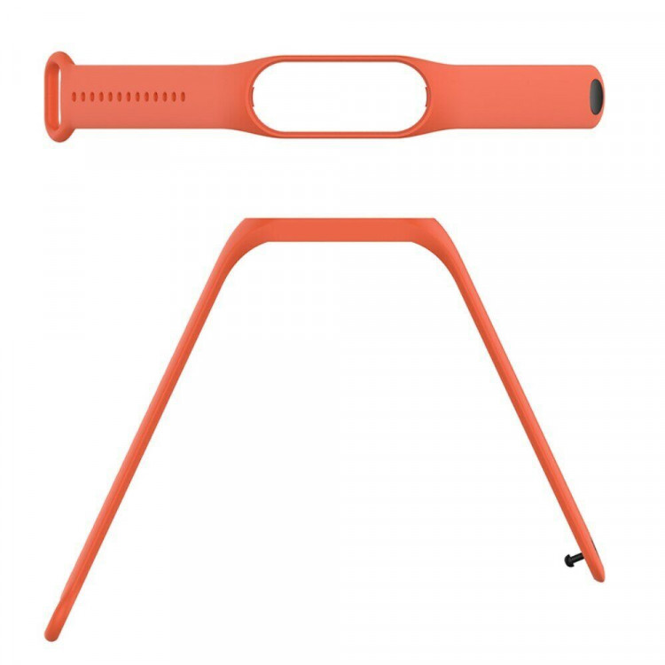 Силиконовый ремешок для Xiaomi Mi Band 7 (оранжевый)