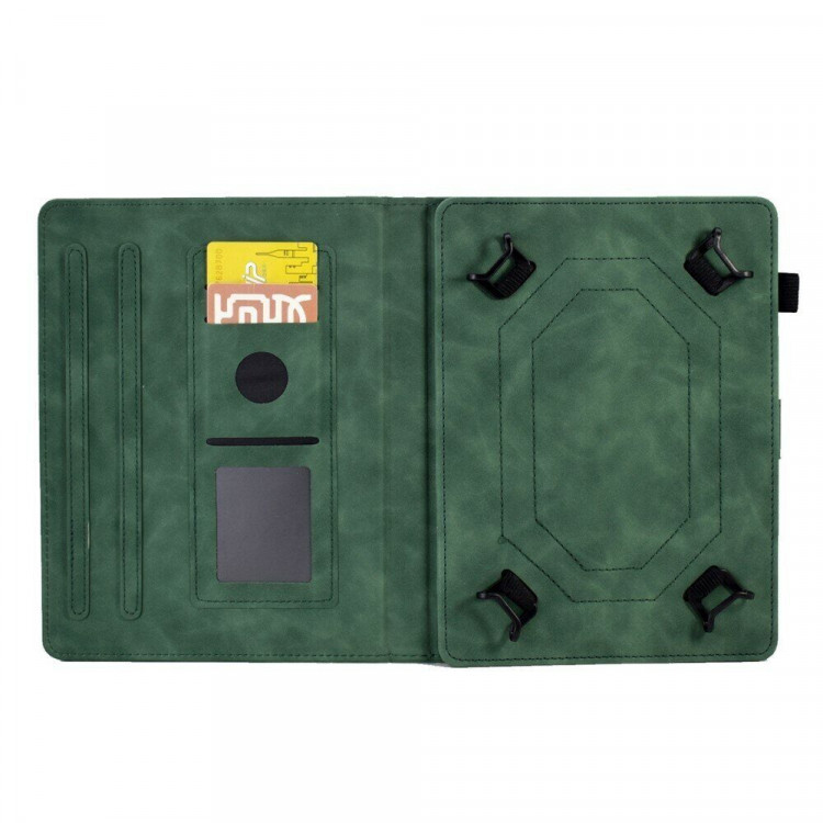 Универсальный чехол Folio Stand для планшета 10 дюймов (темно-зеленый)