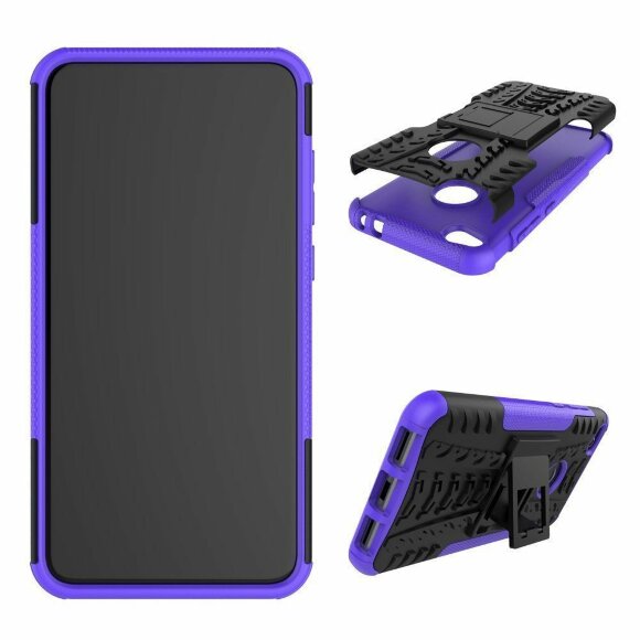 Чехол Hybrid Armor для Huawei Honor 8 lite (черный + фиолетовый) Чехол Hybrid Armor для Huawei Honor 8 lite (черный + фиолетовый)