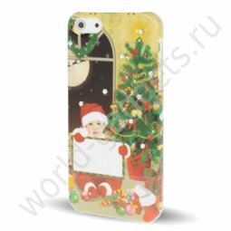Пластиковый чехол Christmas Style для iPhone 5