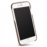 Кожаная накладка LENUO для iPhone 7 (коричневый)