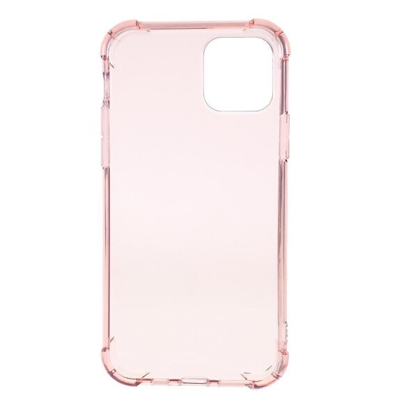 Силиконовый чехол с усиленными бортиками для iPhone 11 (розовый) Силиконовый чехол с усиленными бортиками для iPhone 11 (розовый)