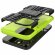 Чехол Hybrid Armor для iPhone 13 Pro Max (черный + зеленый)