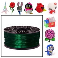 Нить SBS GLASS пластика для 3D ручек - 10 метров (Бутылочно-зеленый)