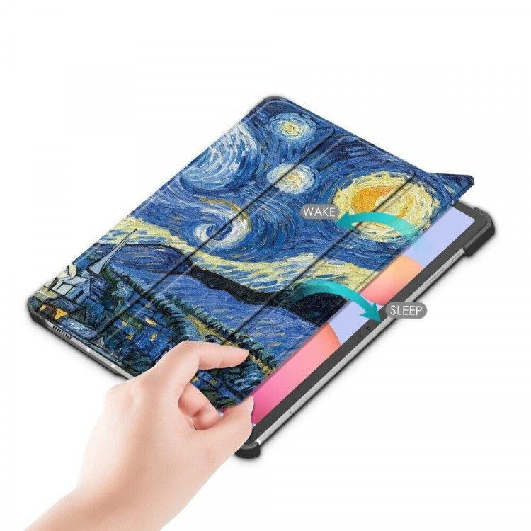 Чехол Smart Case для Samsung Galaxy Tab S7 SM-T870 / SM-T875 и Galaxy Tab S8 SM-X700 / SM-X706 (Oil Painting)