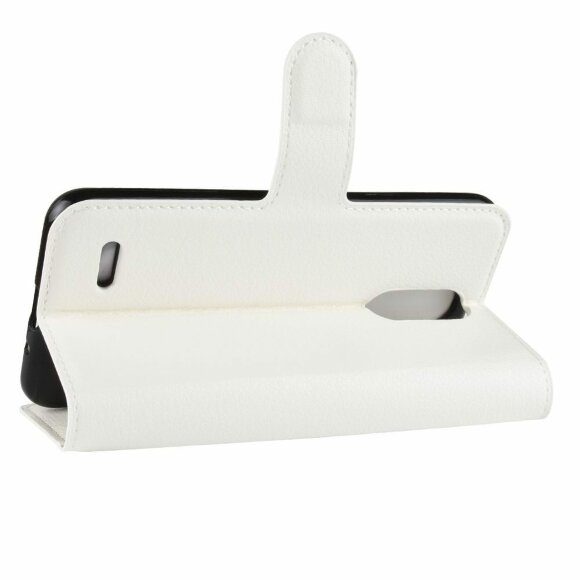 Чехол с визитницей для LG K8 (2018) / K9 (белый)