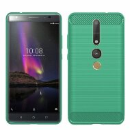 Чехол-накладка Carbon Fibre для Lenovo Phab 2 Pro (зеленый)