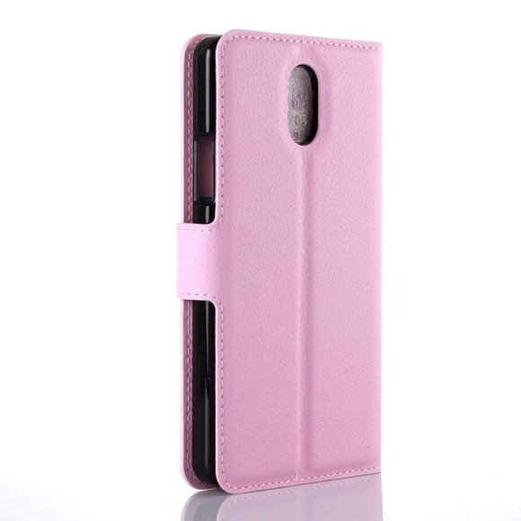 Чехол с визитницей для Lenovo Vibe P1m (розовый)