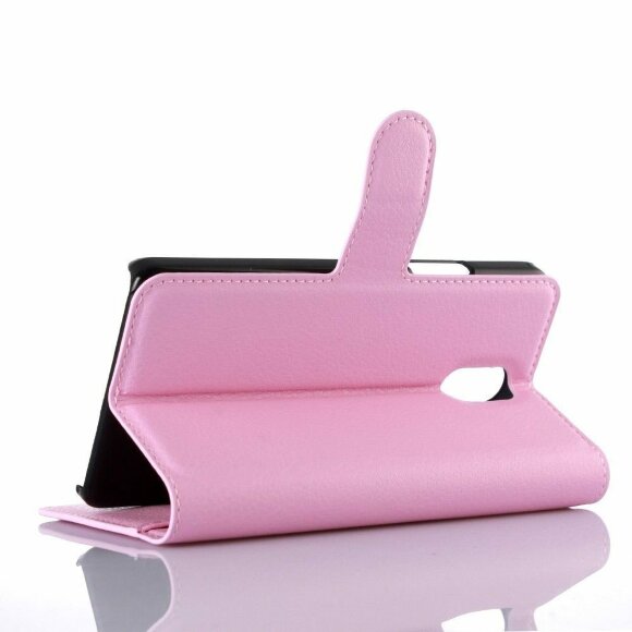 Чехол с визитницей для Lenovo Vibe P1m (розовый)