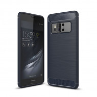 Чехол-накладка Carbon Fibre для ASUS Zenfone AR ZS571KL (темно-синий) Чехол-накладка Carbon Fibre для ASUS Zenfone AR ZS571KL (темно-синий)