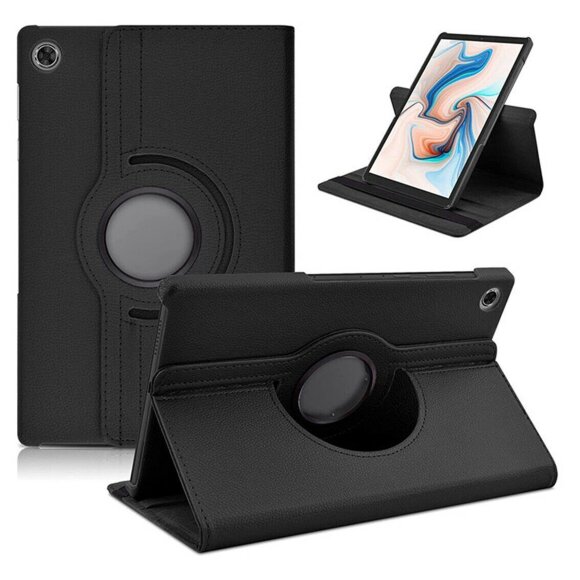 Поворотный чехол для Realme Pad 10.4 (черный) Поворотный чехол для Realme Pad 10.4 (черный)