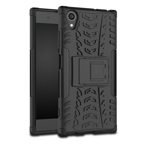 Чехол Hybrid Armor для Sony Xperia XA1 Plus (черный)