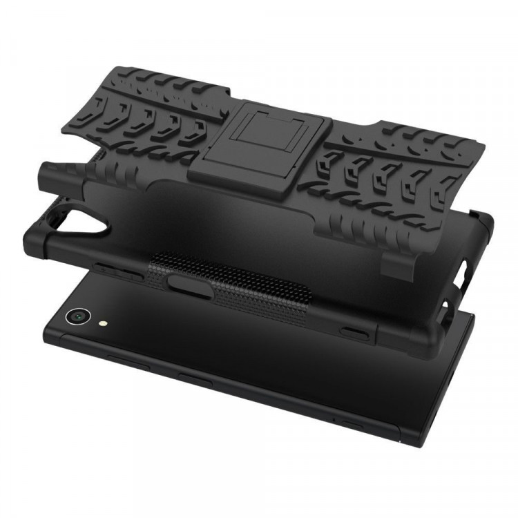 Чехол Hybrid Armor для Sony Xperia XA1 Plus (черный)