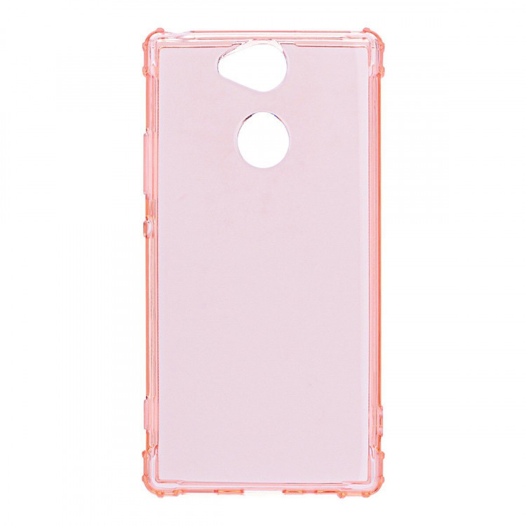 Силиконовый чехол с усиленными бортиками для Sony Xperia XA2 (розовый)