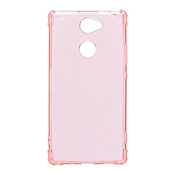 Силиконовый чехол с усиленными бортиками для Sony Xperia XA2 (розовый) Силиконовый чехол с усиленными бортиками для Sony Xperia XA2 (розовый)