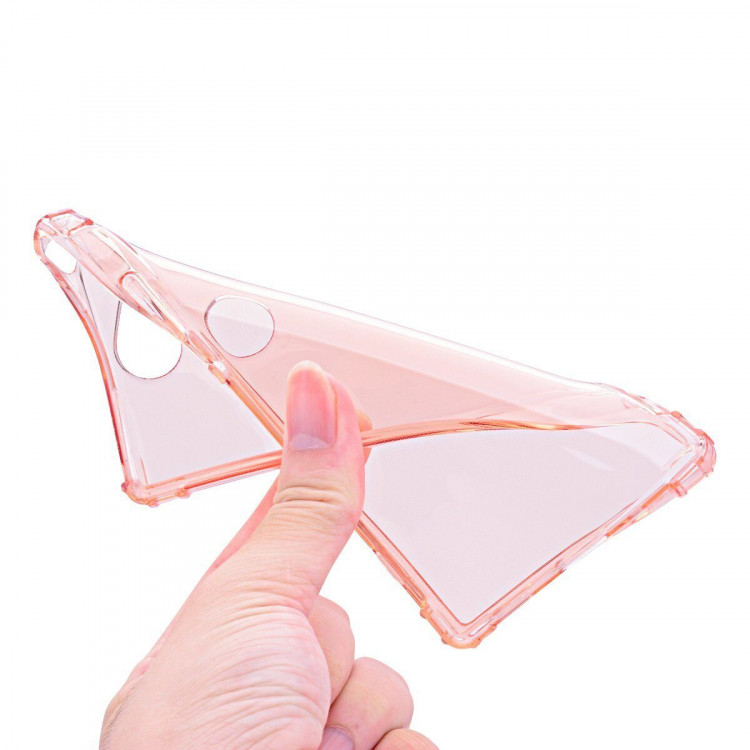 Силиконовый чехол с усиленными бортиками для Sony Xperia XA2 (розовый)