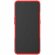Чехол Hybrid Armor для OnePlus 7T (черный + красный)