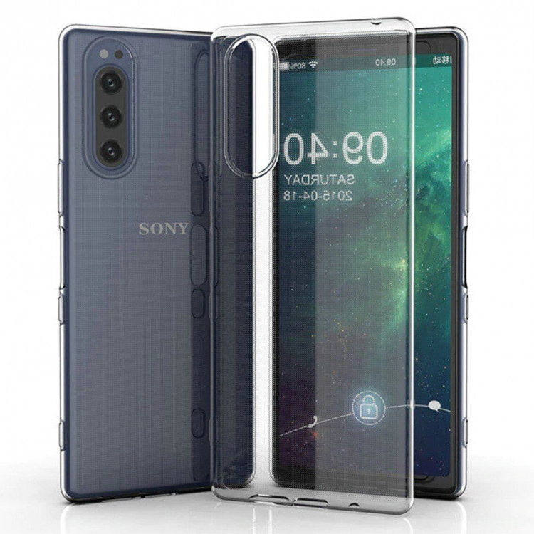 Силиконовый TPU чехол для Sony Xperia 5