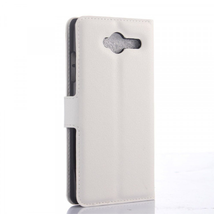 Чехол с визитницей для ZTE Blade L3 (белый)
