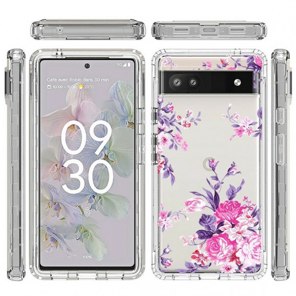 Чехол Flower Pattern для Google Pixel 6a (Flower) Чехол Flower Pattern для Google Pixel 6a (Flower)