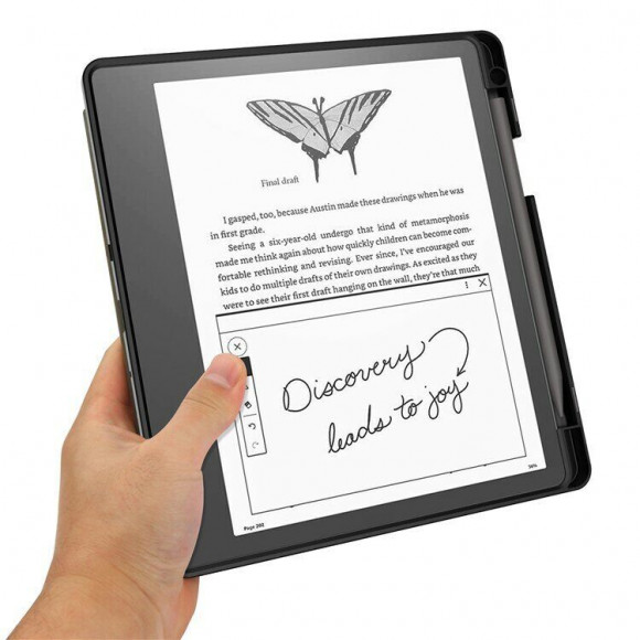Планшетный чехол для Amazon Kindle Scribe (серый) Планшетный чехол для Amazon Kindle Scribe (серый)