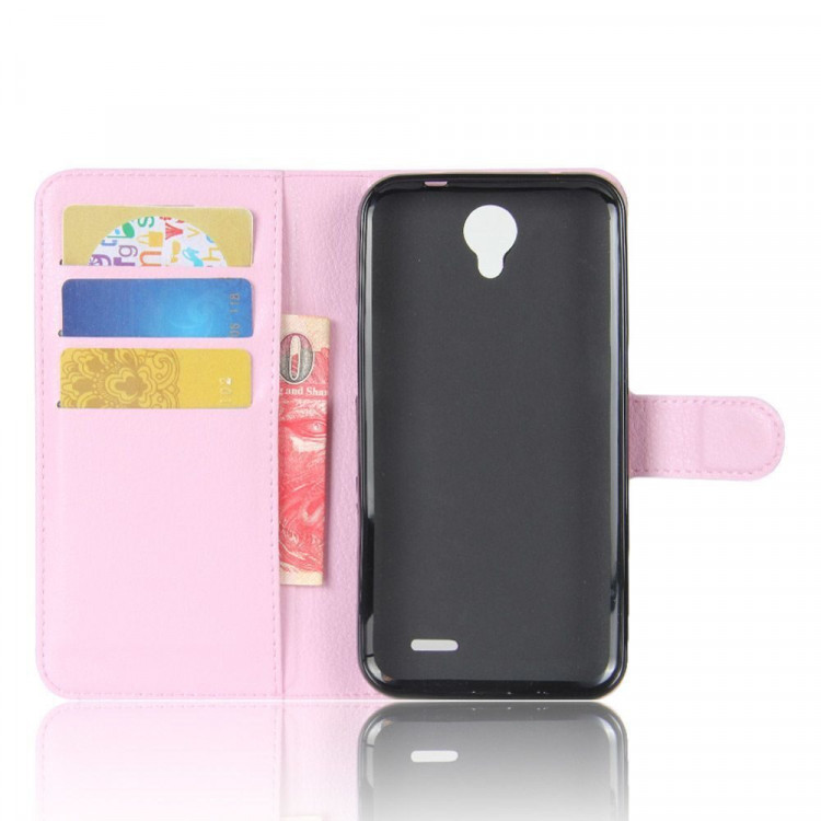 Чехол с визитницей для ZTE Prestige 2 N9136 (розовый)