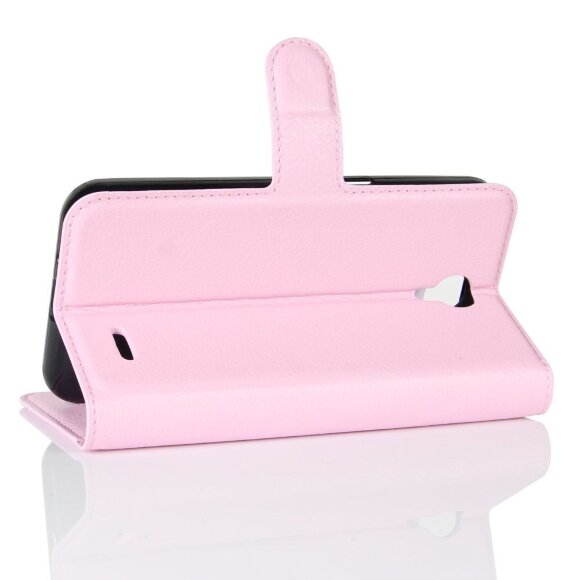 Чехол с визитницей для ZTE Prestige 2 N9136 (розовый) Чехол с визитницей для ZTE Prestige 2 N9136 (розовый)