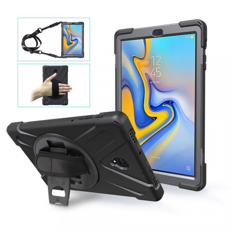 Чехол Combo Kickstand для Samsung Galaxy Tab A 10.5 (2018) SM-T590 / SM-T595 (черный)