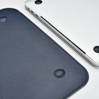 Чехол кожаный WiWU для MacBook Air 13 A1369, A1466 (серый)