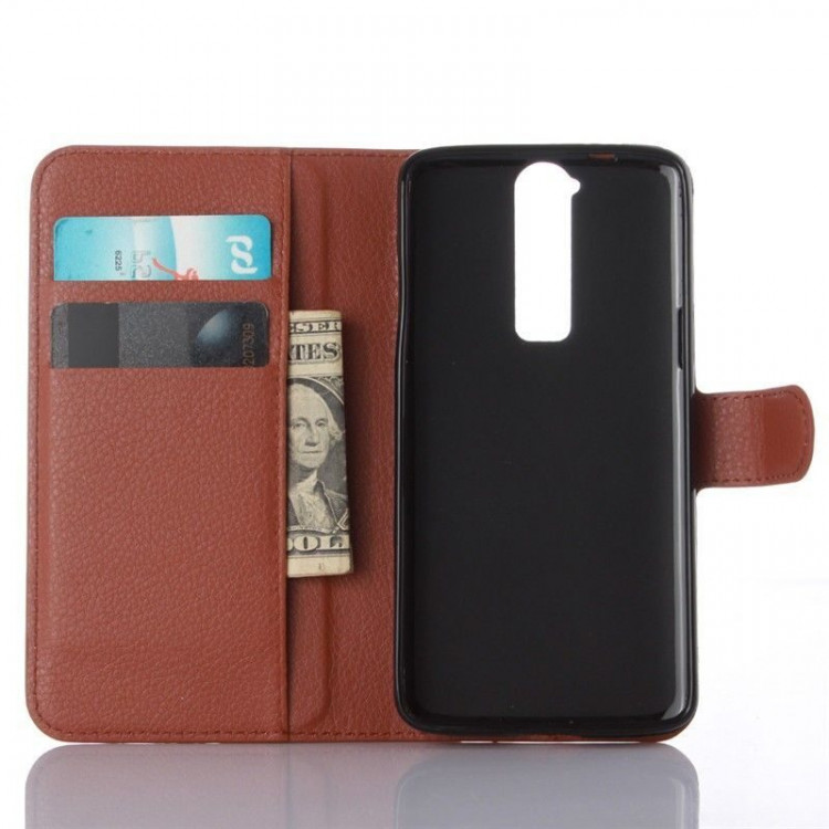 Чехол с визитницей для ZTE Axon mini (коричневый)