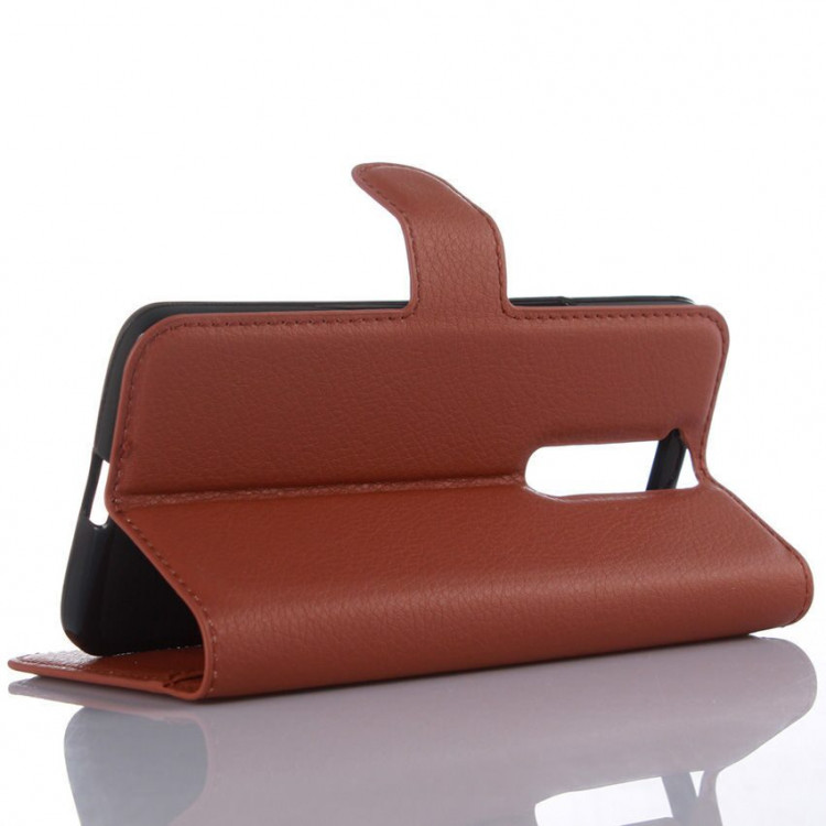 Чехол с визитницей для ZTE Axon mini (коричневый)