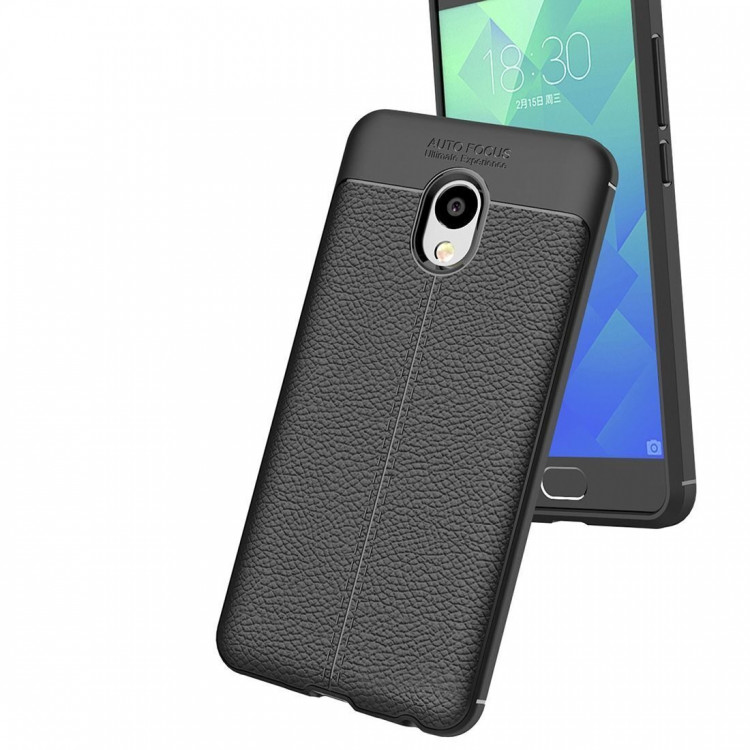 Чехол-накладка Litchi Grain для Meizu M5 Note (красный)