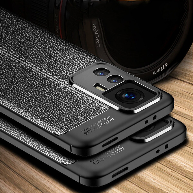 Чехол-накладка Litchi Grain для Xiaomi Redmi K50 Ultra, Xiaomi 12T, Xiaomi 12T Pro (черный)