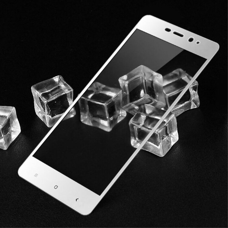 Защитное стекло 3D для Xiaomi Redmi 4 Pro / Prime (белый)