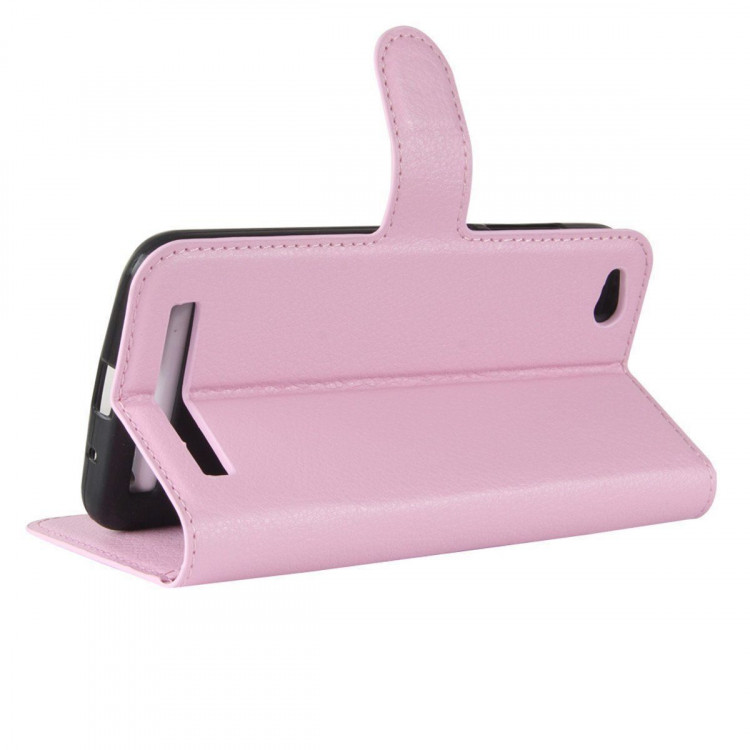 Чехол с визитницей для Xiaomi Redmi 5A (розовый)