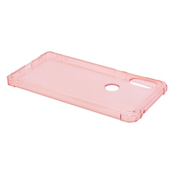 Силиконовый чехол с усиленными бортиками для Xiaomi Mi A2 Lite / Redmi 6 Pro (розовый)